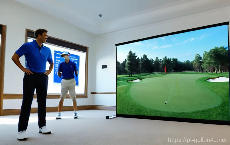 골프 세계 랭킹과 유명 선수들 - Elite Professional Golfers in Tournament**

A hyperrealistic, vibrant, and dynamic image capturing t...